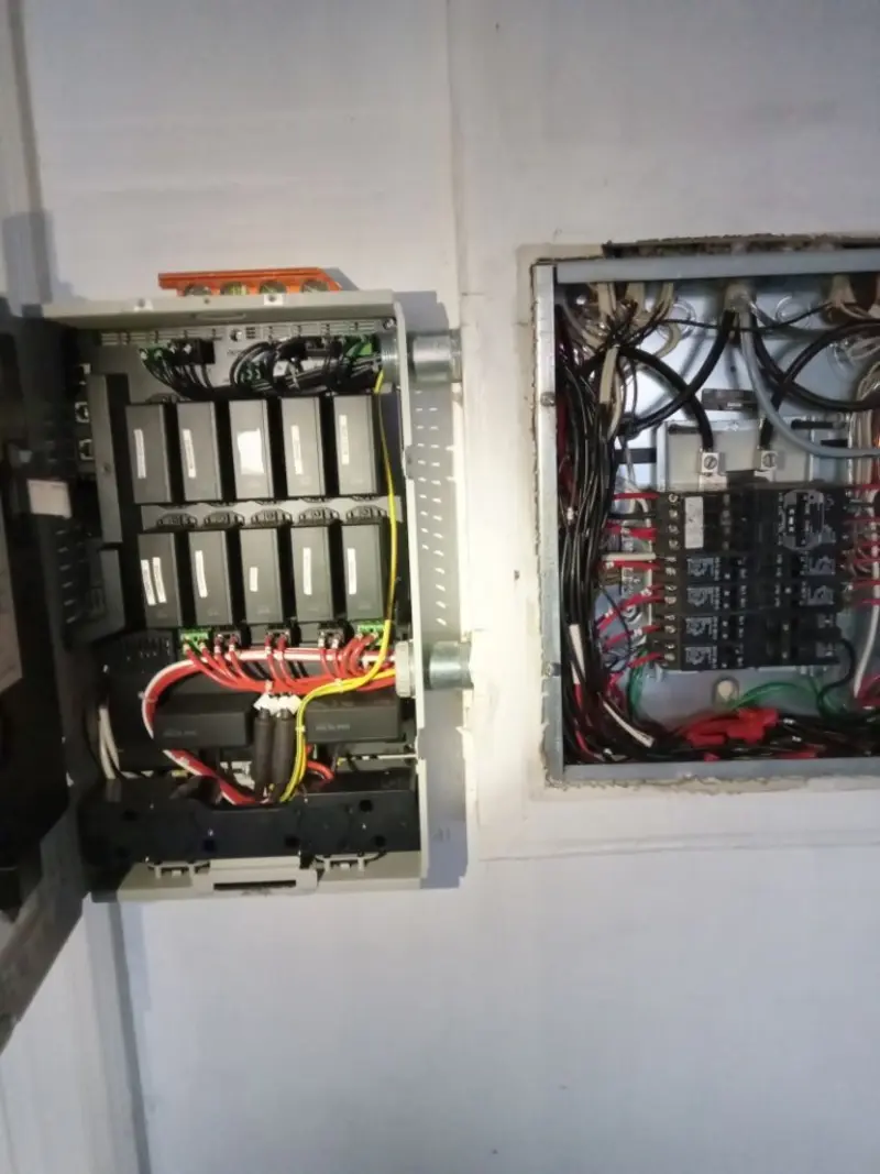 Electrical panel upgrade completed for Indoor Lighting Installation in Beach Park